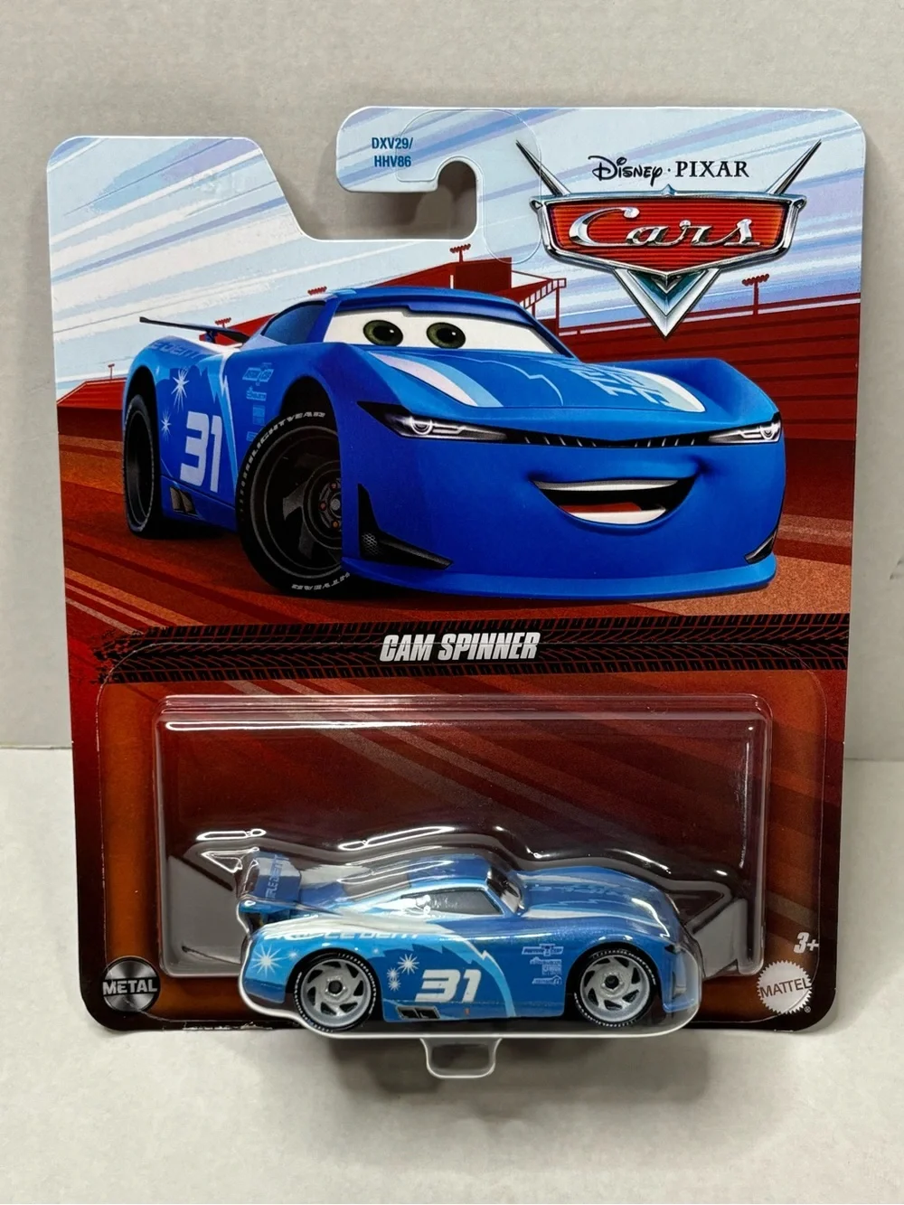 Disney Pixar Cars Cam Spinner Triple Dent 31 Next Gen Racer Diecast Mattel 1:55